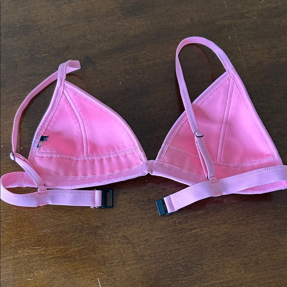 Triangl swimwear Pink Triangle Bikini Top - Picture 2 of 5